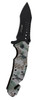 Green Camo Assisted Blade Knife