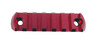 Red Colored M-Lok Picatinny Rail Sections