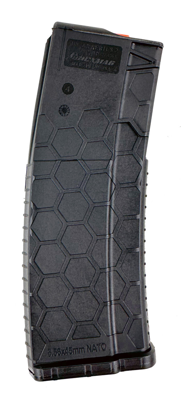 HEXMAG MAGAZINE AR-15 5.56X45 30RD BLACK POLYMER SERIES 2