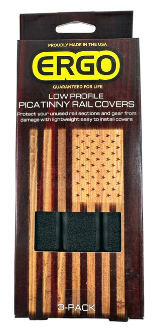 Ergo Grip Textured Slim Line Rail Covers - Pack of 3 Ergo Grip Textured Slim Line Rail Covers - Pack of 3