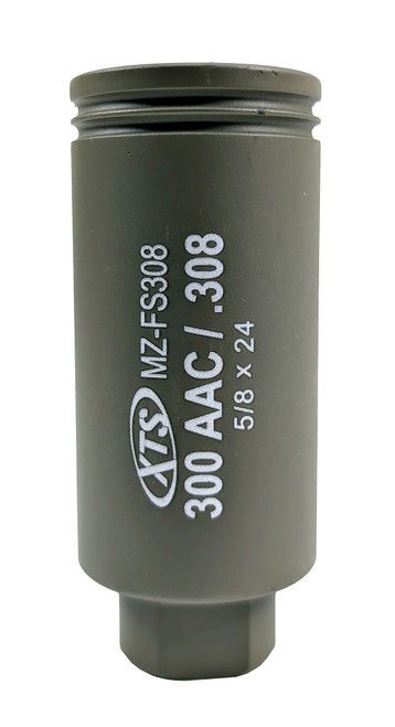 XTS FDE 300 Blk 5/8-24 Slim Line Flash Can