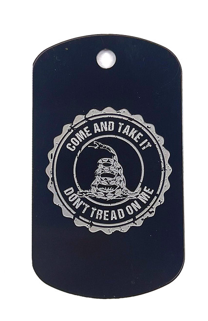 Don't Tread Dogtag Keychain