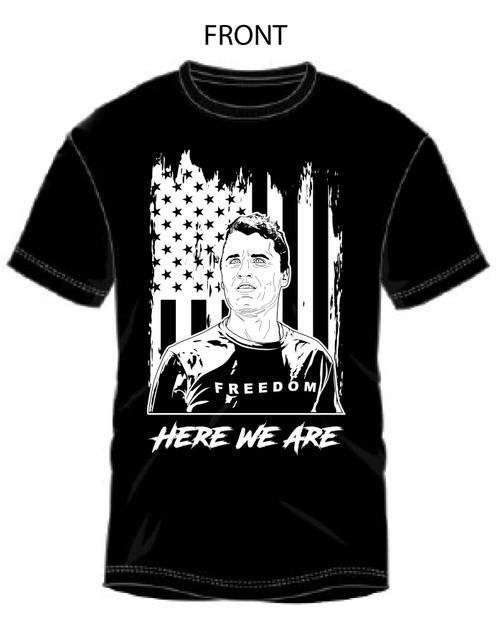 "Here We Are" T-Shirt Black