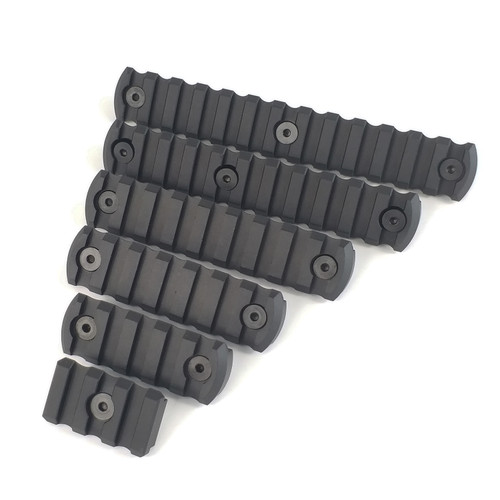 Black Alpha Tactical M-Lok Picatinny Rail Sections Black Alpha Tactical M-Lok Picatinny Rail Sections