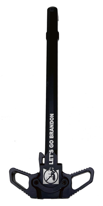 Black Let's Go Brandon  AR15 Ambi Charging Handle Black Let's Go Brandon  AR15 Ambi Charging Handle
