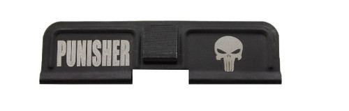 Black Punisher AR10 308 Engraved Dust Cover