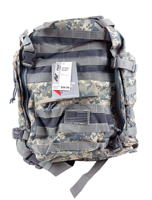 Green Camo Back Pack