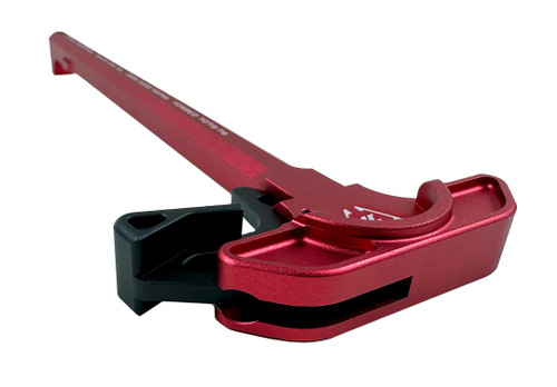 Strike Industries ARCH AR-15 Charging Handle - Extended Latch - Red Strike Industries ARCH AR-15 Charging Handle - Extended Latch - Red