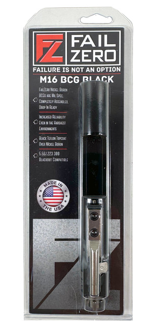 FailZero EXO Coated M16 / AR-15 Bolt Carrier Group - Black FailZero EXO Coated M16 / AR-15 Bolt Carrier Group - Black