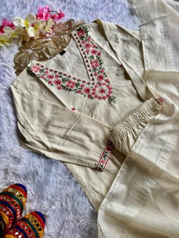 Khadi Cotton Kurti Set