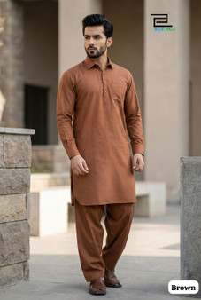 Men’s Full Stitched Pathani Kurta Salwar Set in Premium Cotton | Festive & Traditional Wear | 8 Colors