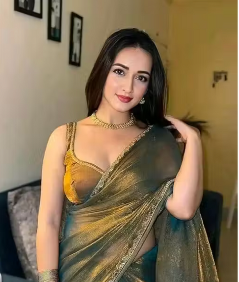 NEW RICH POLY CHIFFON FENDY SOFT FABRIC ALONG RICH BORDER LOOK SAREE WITH BLOUSE