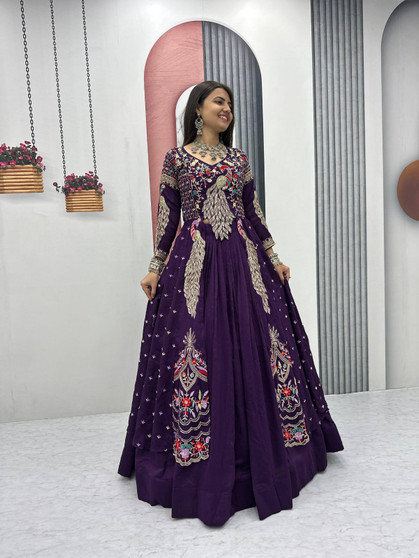 Peacock Design lahenga set