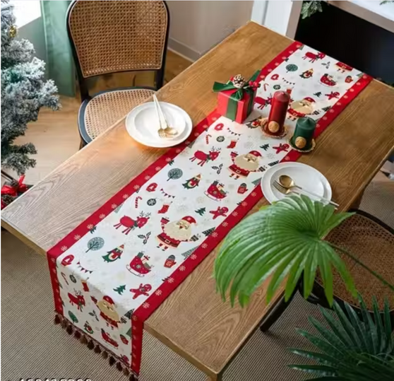Beautiful Christmas Table Runner – Perfect for Dining and Coffee Tables