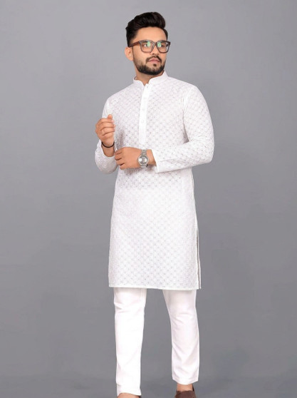 mens-cotton-embroidered-kurta-front-view