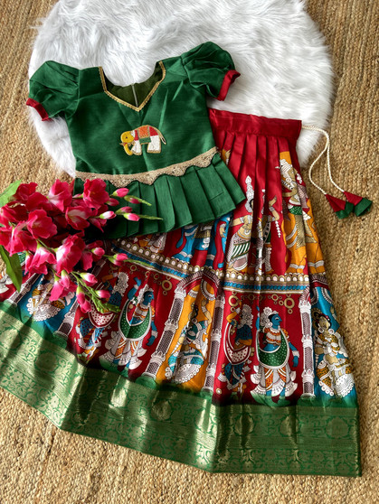 pattu-pavadai-sattai-lehenga-front-view