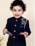 Dark blue Color Baby Boy Festive & Party Kurta Pyjama Set