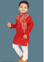 Bengali Red Kids Kurta