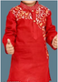 Bengali Red Kids Kurta