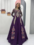 Vichitra Silk Peacock Design Lehenga with Shrug and Cancan