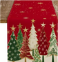 Beautiful Christmas Five Pine Tree Table Runner – Perfect for Dining and Coffee Tables