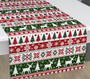 Christmas Printed Table Runner -RED Colour, rectangle Shape, Size 40 x 140 cm pack of 1