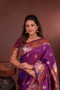 Premium Soft Silk Takshashila  Woven Design and Zari Border Paithani Saree