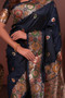 Premium Soft Silk Takshashila  Woven Design and Zari Border Paithani Saree