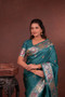 Premium Soft Silk Takshashila  Woven Design and Zari Border Paithani Saree