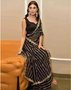 Party Wear Georgette Sequin Work Saree with Heavy Designer Wedding Blouse | Elegant Indian Ethnic Wear
