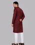 handcrafted chikankari kurta for men in rayon fabric, festive and party wear