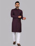 men’s ethnic chikankari kurta long sleeves comfortable fit