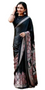 Premium Ajrakh Gajji Crepe Silk saree with authentic traditional print