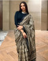 Daily wear Indian saree with elegant printed design