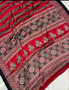 Malgudi silk digital print saree with blouse piece for festive wear