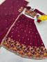 Designer embroidered lehenga choli with dupatta for wedding and festivals