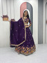 Designer embroidered lehenga choli with dupatta for wedding and festivals
