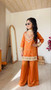 Indian kids festive wear silk palazzo set full sleeves