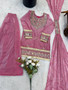 Luxury kids traditional outfit with embroidery and mirror work