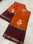 Indian festive banarasi saree with blouse piece