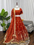 Krishma silk lehenga choli with dupatta embroidered sequence wedding outfit