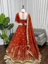 Indian wedding outfit lehenga choli with sequence embroidery and dupatta