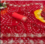 Lightweight Bandhani saree with traditional print design