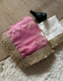 Designer satin silk saree with embroidery work and blouse piece