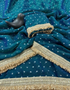 1000Buta Blue Soft Silk Zari Woven Saree with Blouse