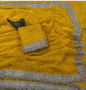 1000Buta Blue Soft Silk Zari Woven Saree with Blouse