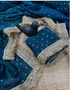 1000Buta Blue Soft Silk Zari Woven Saree with Blouse