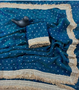 1000Buta Blue Soft Silk Zari Woven Saree with Blouse