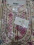 Floral Embroidered Cotton Salwar Suit Set for Women | Pink & Cream Kurta with Dupatta