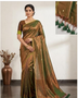 Tissue Fancy Saree with Blouse | Wedding Party Wear